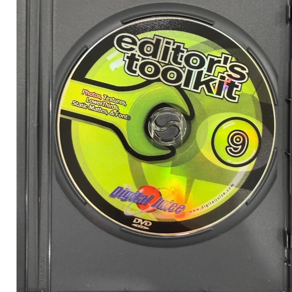 Digital Juice Editor's Toolkit DVD Set Vol 1-10 Motion Graphics Video Assets